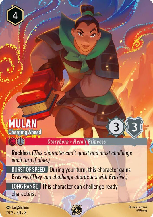 Mulan - Charging Ahead | Disney Lorcana Promo Cards #7