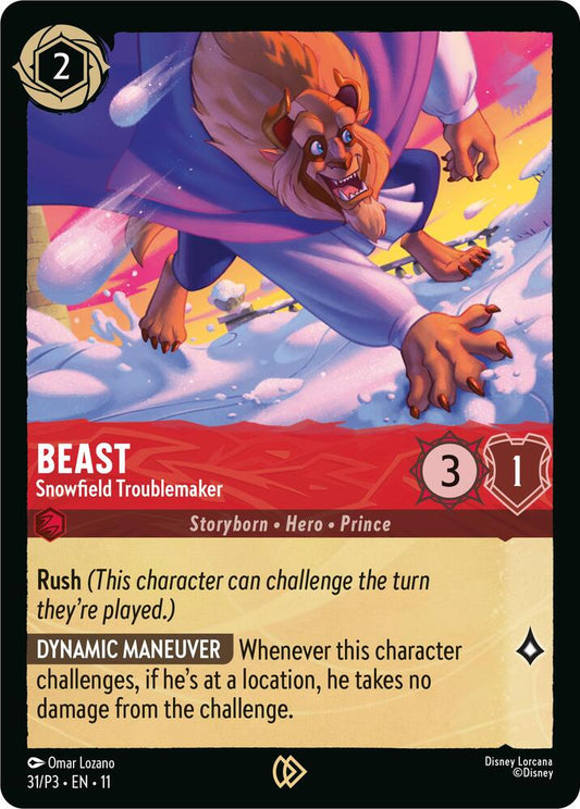 Beast - Snowfield Troublemaker | Disney Lorcana Promo Cards #31