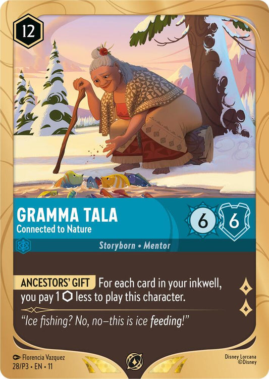 Gramma Tala - Connected to Nature | Disney Lorcana Promo Cards #28