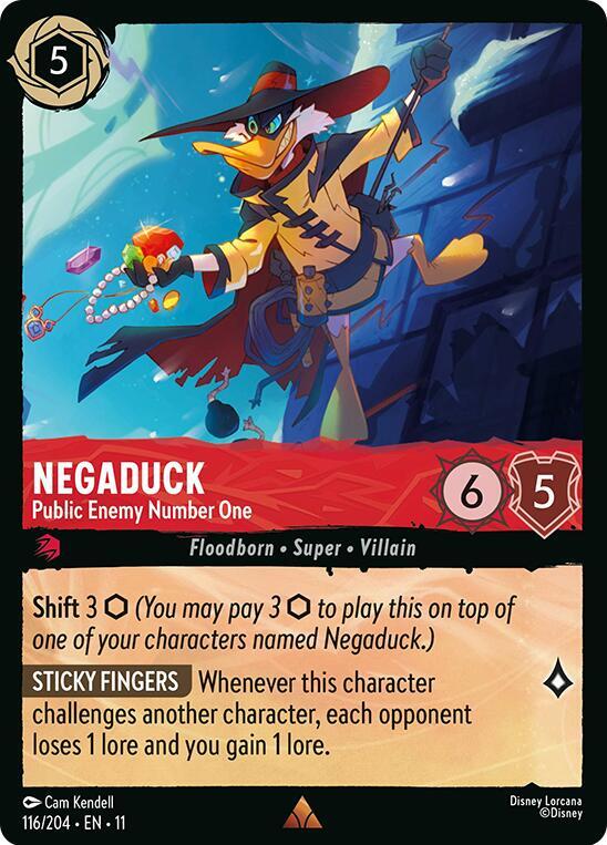Negaduck - Public Enemy Number One | Winterspell #116/204
