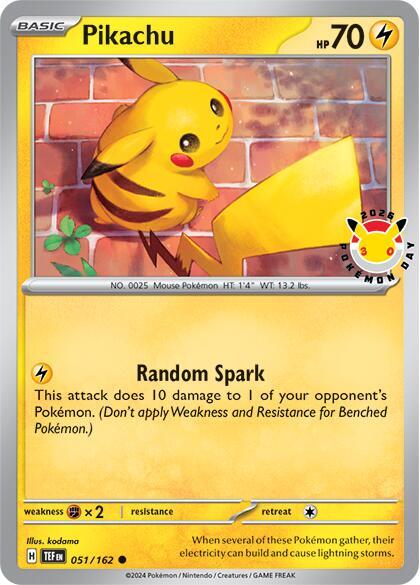 Pikachu (Pokemon Day 2026) | Miscellaneous Cards & Products #051/162