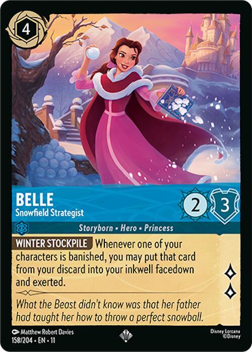 Belle - Snowfield Strategist | Winterspell #158/204