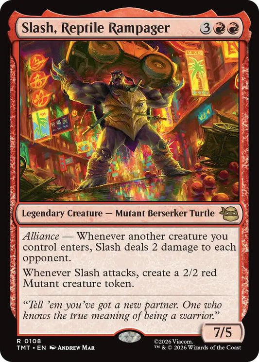 Slash, Reptile Rampager | Teenage Mutant Ninja Turtles #108