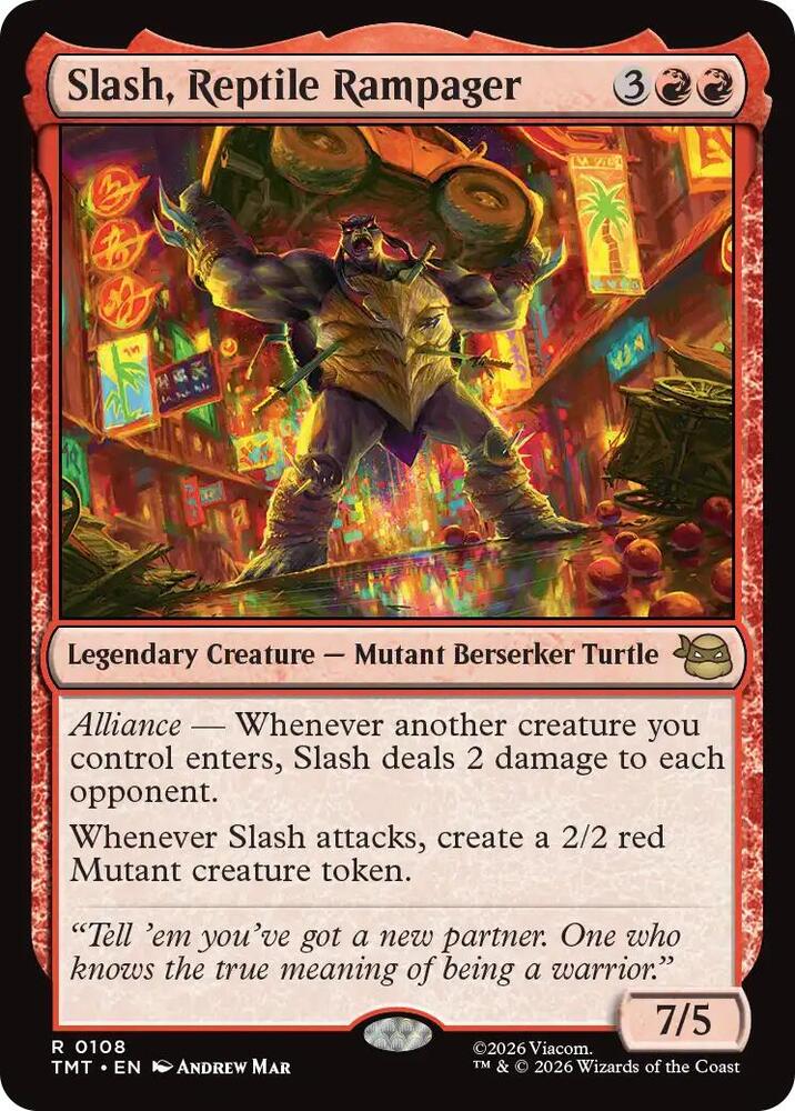 Slash, Reptile Rampager | Teenage Mutant Ninja Turtles #108