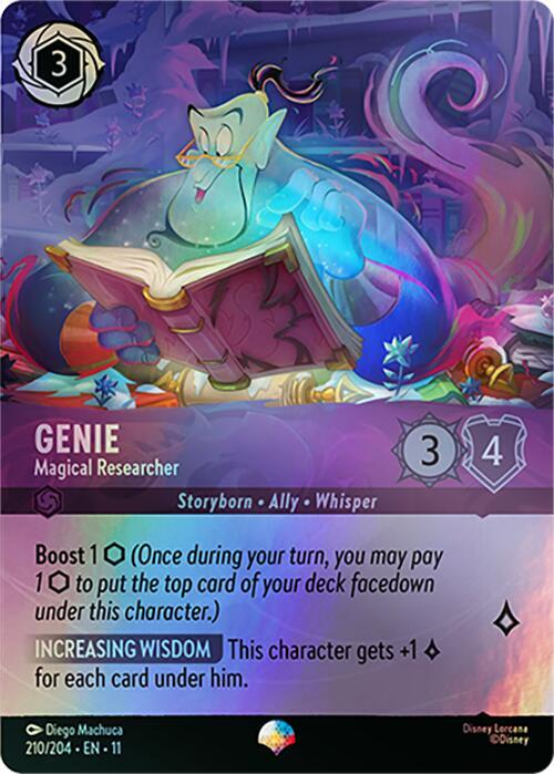 Genie - Magical Researcher (Epic) | Winterspell #210/204