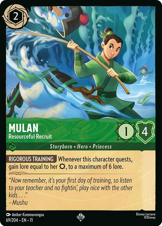 Mulan - Resourceful Recruit | Winterspell #69/204
