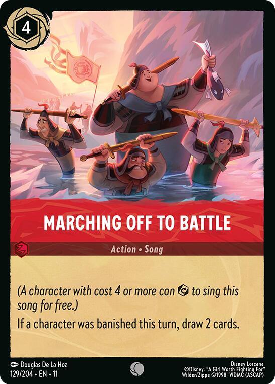 Marching Off to Battle | Winterspell #129/204