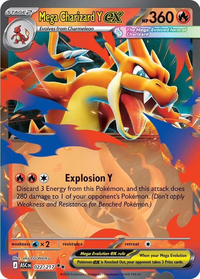 Mega Charizard Y ex - 022/217 | ME: Ascended Heroes #022/217