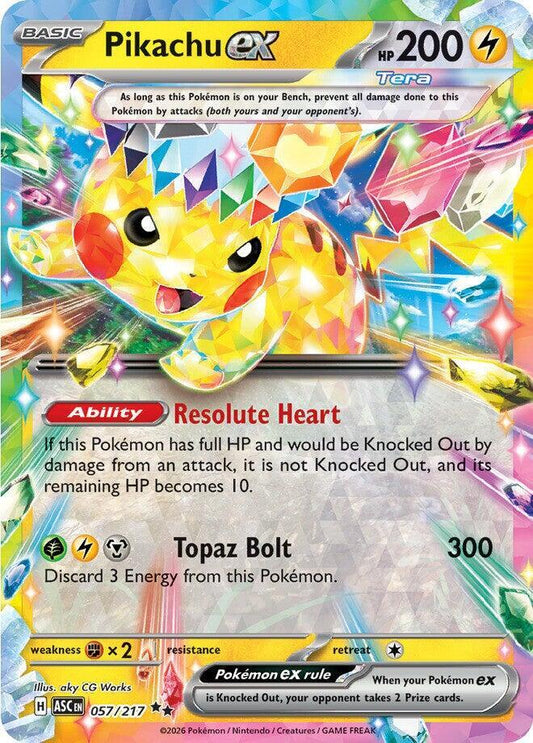 Pikachu ex - 057/217 | ME: Ascended Heroes #057/217