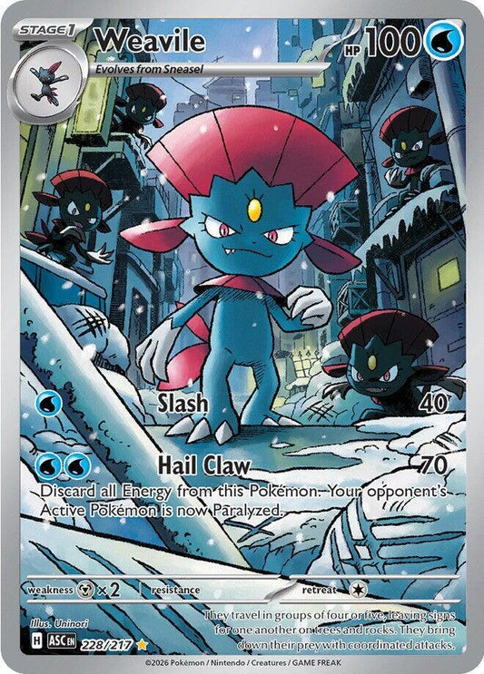 Weavile - 228/217 | ME: Ascended Heroes #228/217