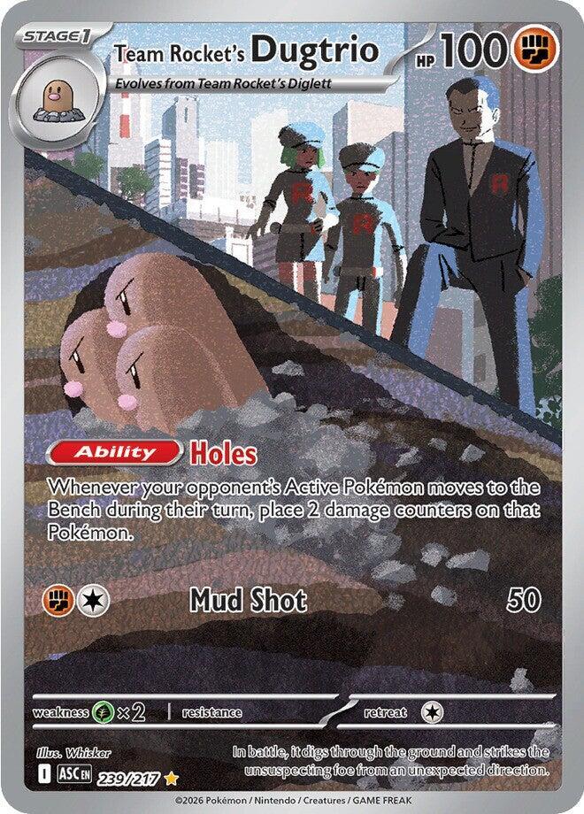 Team Rocket's Dugtrio - 239/217 | ME: Ascended Heroes #239/217