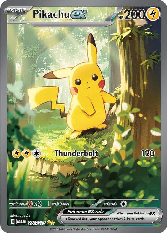 Pikachu ex - 276/217 | ME: Ascended Heroes #276/217