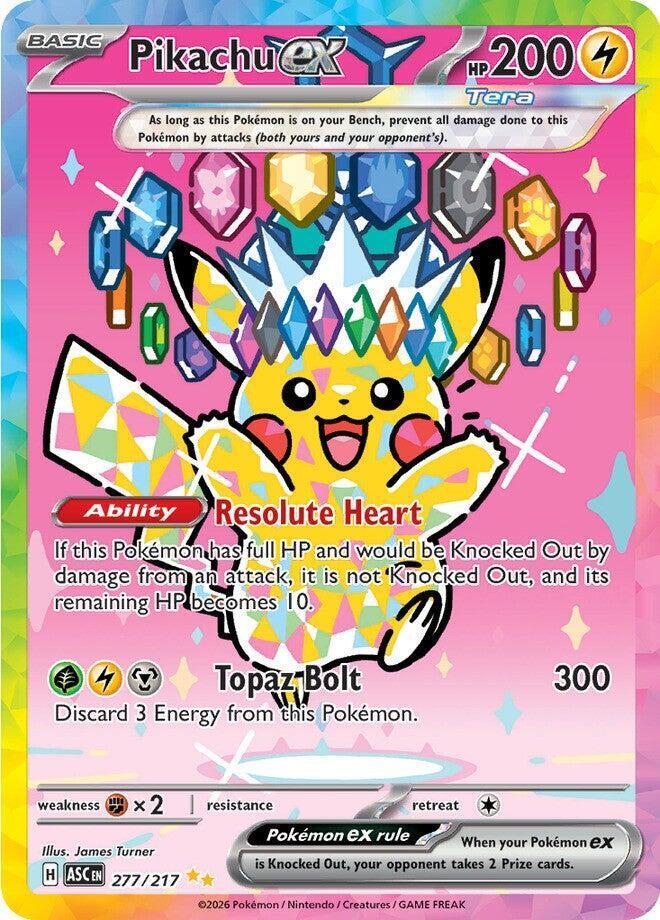 Pikachu ex - 277/217 | ME: Ascended Heroes #277/217