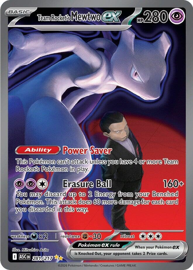 Team Rocket's Mewtwo ex - 281/217 | ME: Ascended Heroes #281/217