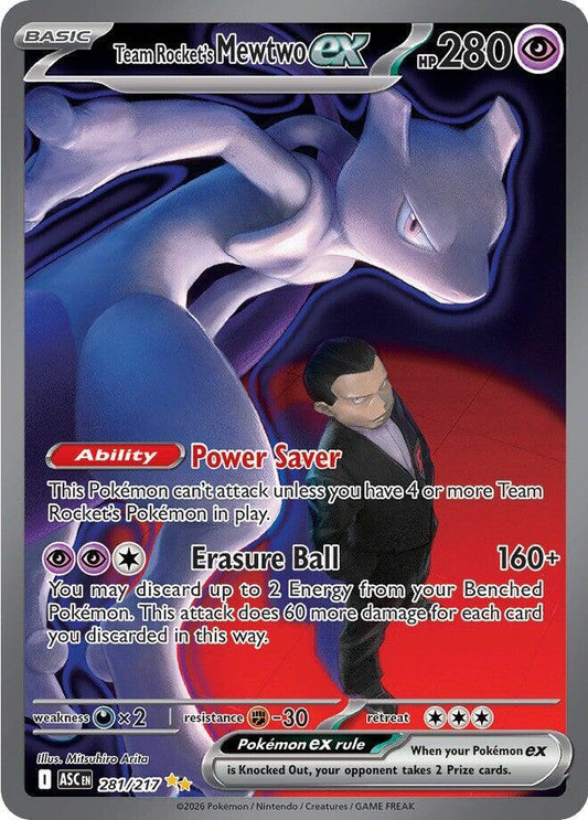 Team Rocket's Mewtwo ex - 281/217 | ME: Ascended Heroes #281/217