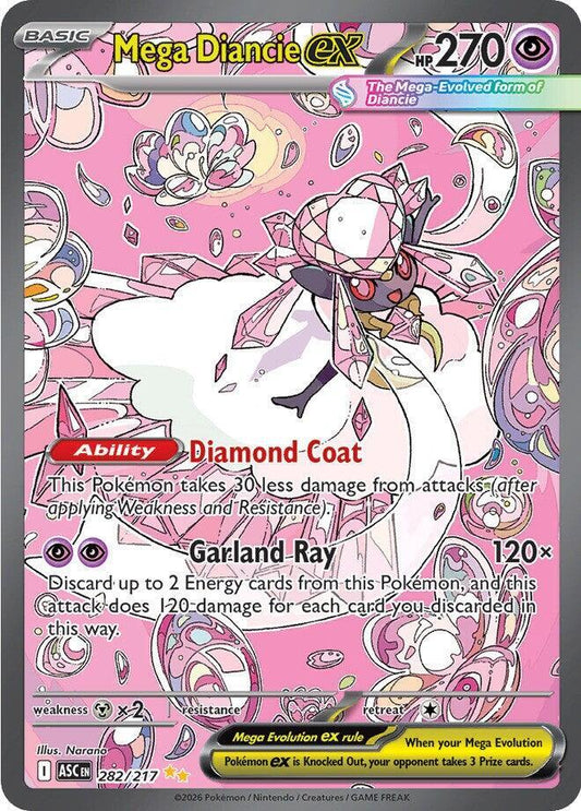 Mega Diancie ex - 282/217 | ME: Ascended Heroes #282/217
