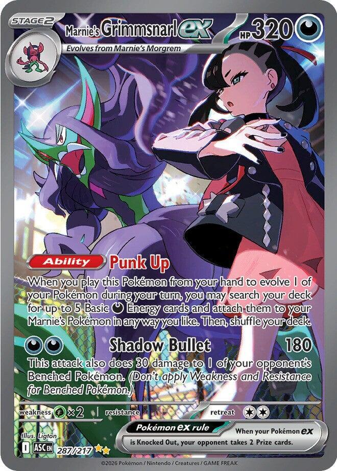 Marnie's Grimmsnarl ex | ME: Ascended Heroes #287/217