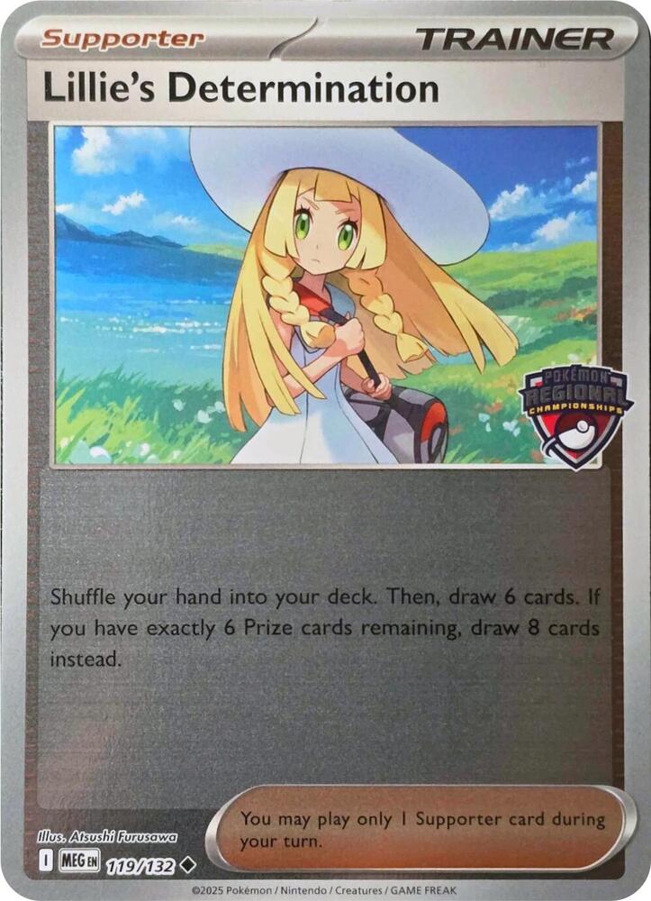 Lillie's Determination (Regional Championships) | League & Championship Cards #119/132