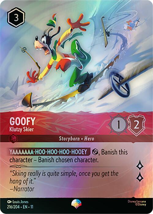 Goofy - Klutzy Skier (Epic) | Winterspell #216/204
