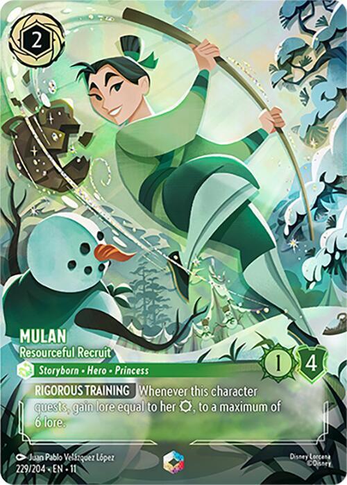 Mulan - Resourceful Recruit (Enchanted) (Enchanted) | Winterspell #229/204