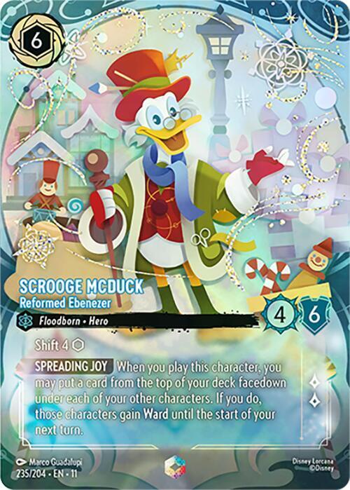 Scrooge McDuck - Reformed Ebenezer (Enchanted) (Enchanted) | Winterspell #235/204