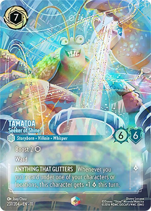 Tamatoa - Seeker of Shine (Enchanted) | Winterspell #237/204