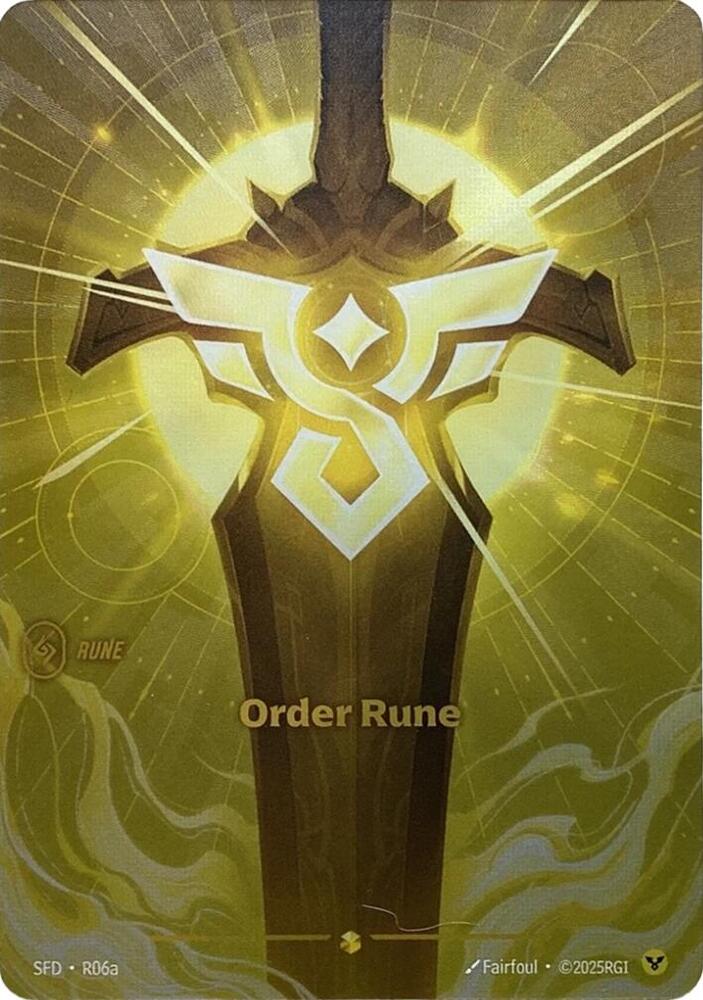 Order Rune (R06a) | Spiritforged #R06a