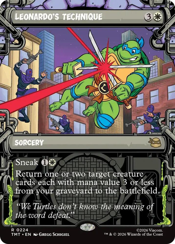 Leonardo's Technique (Showcase) | Teenage Mutant Ninja Turtles #224