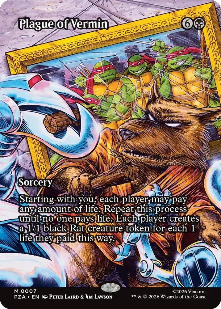 Plague of Vermin (Borderless) | Teenage Mutant Ninja Turtles Source Material #7