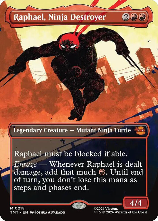 Raphael, Ninja Destroyer (Borderless) | Teenage Mutant Ninja Turtles #218