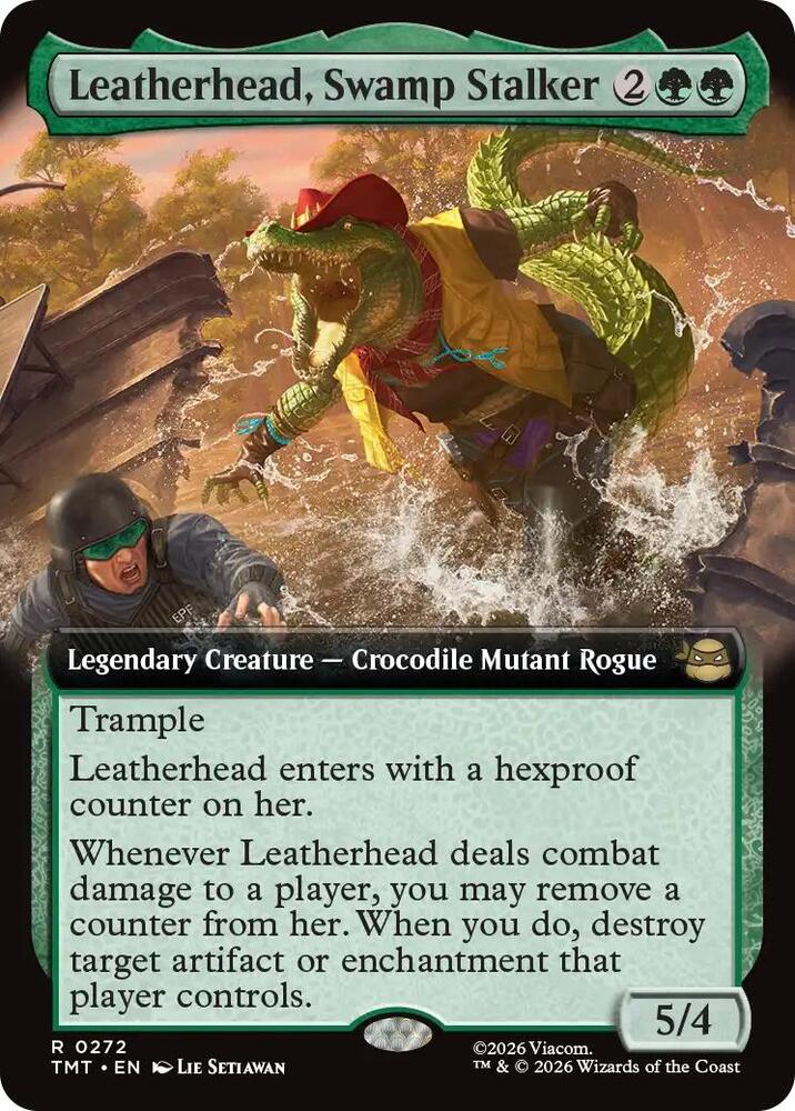 Leatherhead, Swamp Stalker (Extended Art) | Teenage Mutant Ninja Turtles #272