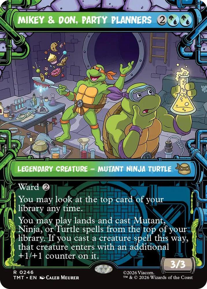 Mikey & Don, Party Planners (Showcase) | Teenage Mutant Ninja Turtles #246
