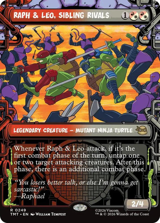 Raph & Leo, Sibling Rivals (Showcase) | Teenage Mutant Ninja Turtles #249