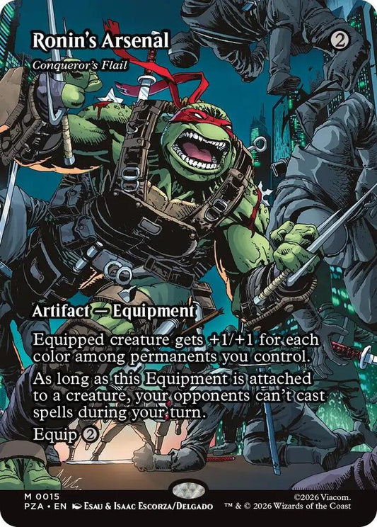 Ronin's Arsenal - Conqueror's Flail (Borderless) | Teenage Mutant Ninja Turtles Source Material #15