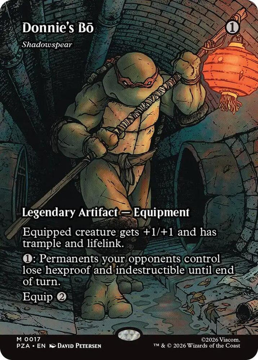 Donnie's Bo - Shadowspear (Borderless) | Teenage Mutant Ninja Turtles Source Material #17