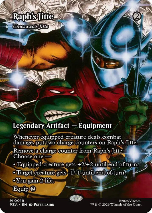 Raph's Jitte - Umezawa's Jitte (Borderless) | Teenage Mutant Ninja Turtles Source Material #19