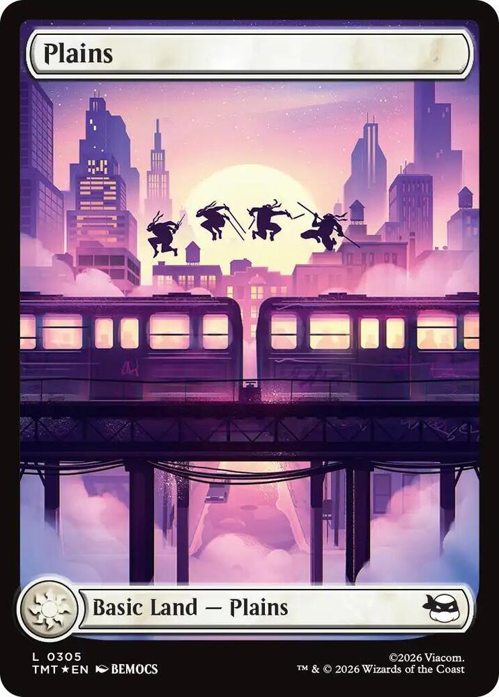 Plains (0305) (Surge Foil) | Teenage Mutant Ninja Turtles #305