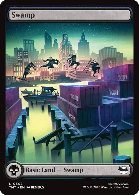 Swamp (0307) (Surge Foil) | Teenage Mutant Ninja Turtles #307