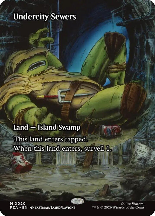 Undercity Sewers (Borderless) | Teenage Mutant Ninja Turtles Source Material #20