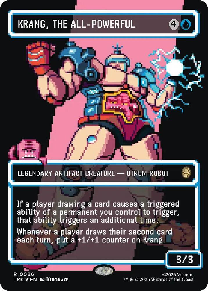 Krang, the All-Powerful (Borderless) (Surge Foil) | Commander: Teenage Mutant Ninja Turtles #86