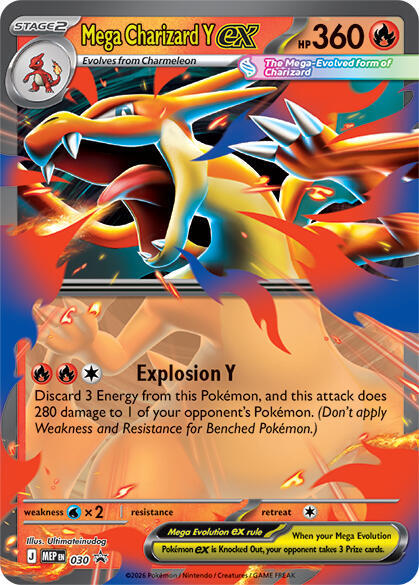 Mega Charizard Y ex - 030 | ME: Mega Evolution Promo #030