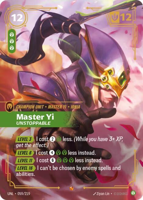 Master Yi - Unstoppable | Unleashed #059/219