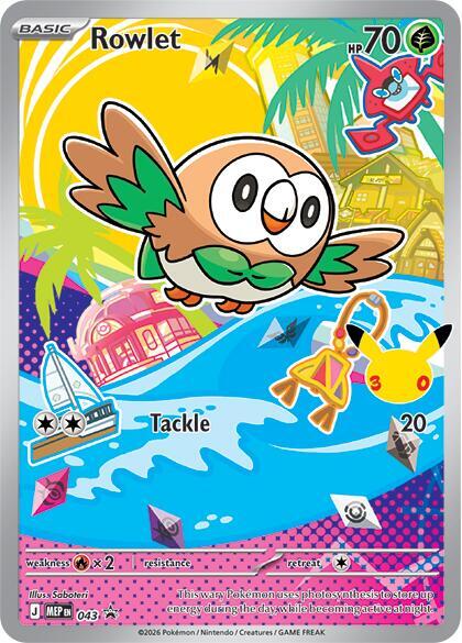 Rowlet - 043 | ME: Mega Evolution Promo #043
