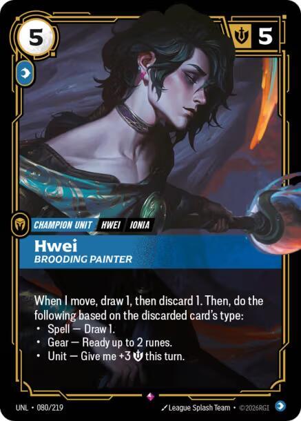 Hwei - Brooding Painter | Unleashed #080/219