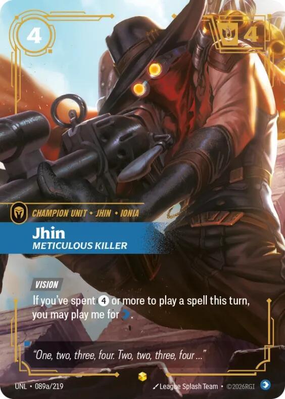 Jhin - Meticulous Killer (Alternate Art) | Unleashed #089a/219