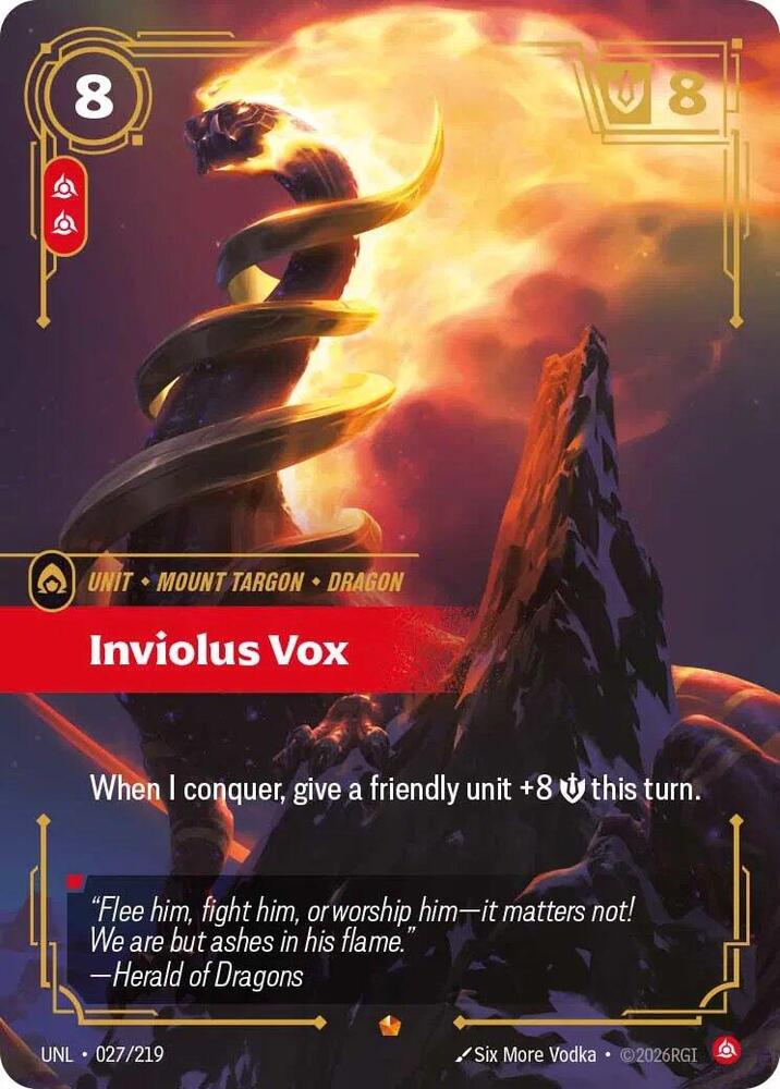 Inviolus Vox | Unleashed #027/219