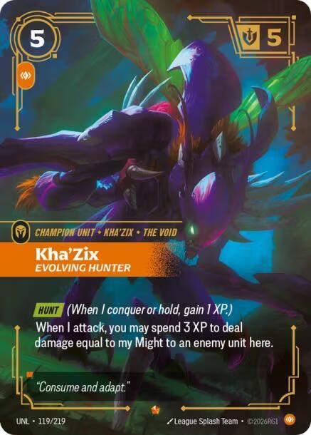 Kha'Zix - Evolving Hunter | Unleashed #119/219