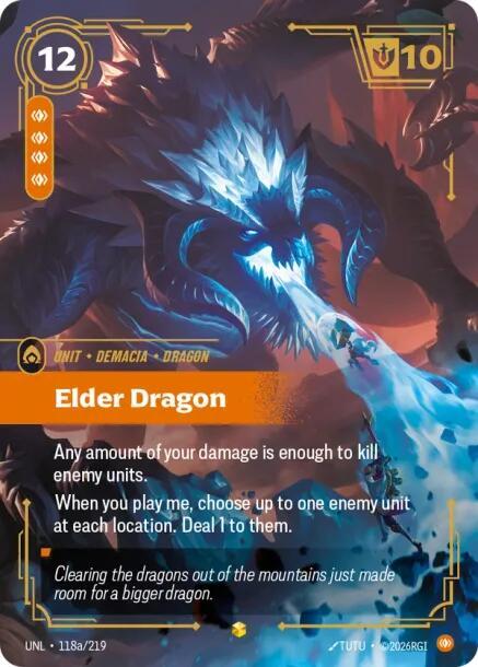Elder Dragon (Alternate Art) | Unleashed #118a/219