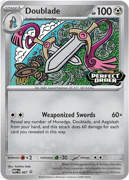 Doublade - 067 [Staff] | ME: Mega Evolution Promo #067