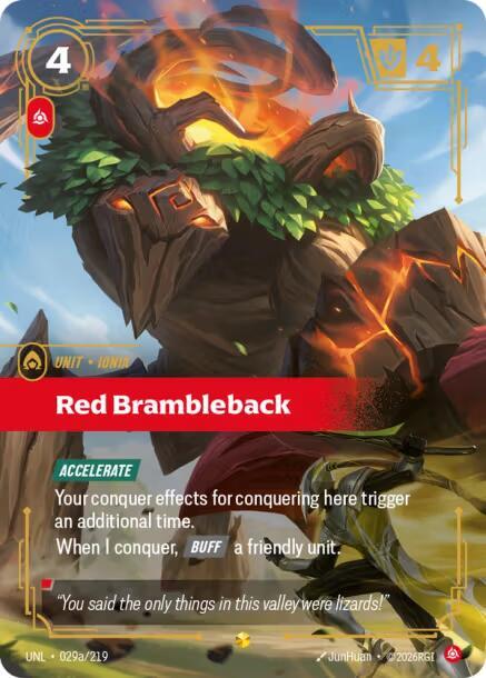 Red Brambleback (Alternate Art) | Unleashed #029a/219